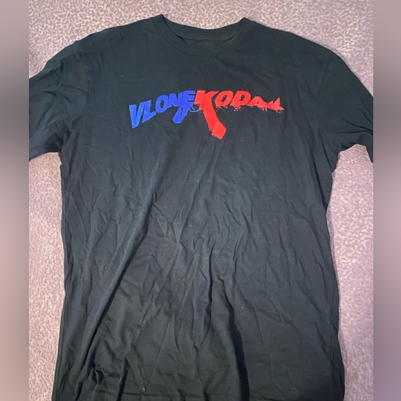 Vlone X Kodak Black  Black T-Shirt - Picture 1 of 2